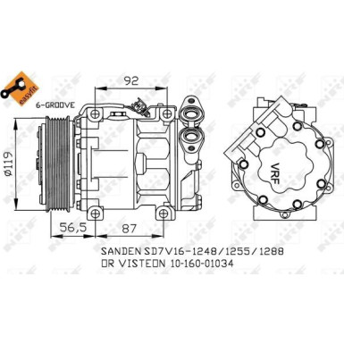 Kompressor, Klimaanlage | 32271