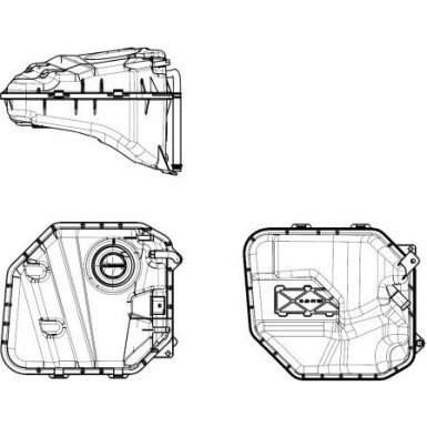 NRF Ausgleichsbehälter, Kühlmittel 454032 EASY FIT