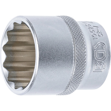 BGS Steckschlüssel-Einsatz Zwölfkant | Antrieb Innenvierkant 12,5 mm (1/2"""") | SW 28 mm | 10625