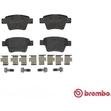 BREMBO Bremsklötze HA | CITROEN C4 PEUGEOT 307 00-12 | P 61 080
