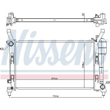 Wasserkühler PKW | MERCEDES W169 A | 67106