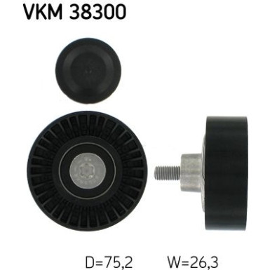 Spannrolle Nebentrieb | BMW 5er (E60, E61) 7er (E65, E66) | VKM 38300