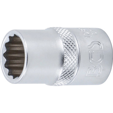 BGS Steckschlüssel-Einsatz-Satz, Zwölfkant | Antrieb Innenvierkant 12,5 mm (1/2"""") | Zollgrößen | 10-tlg | 9114