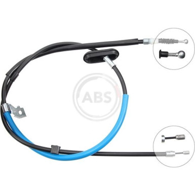 A.B.S. Handbremsseil Seilzug Festellbremse | K13910