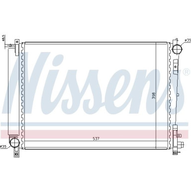 Wasserkühler PKW | CHRYSLER Voyager III 2,5 CRD 01 | 61006