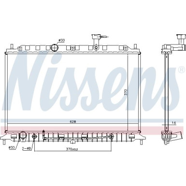 Wasserkühler PKW | Kia Rio 1.4i AUT 05 | 66769