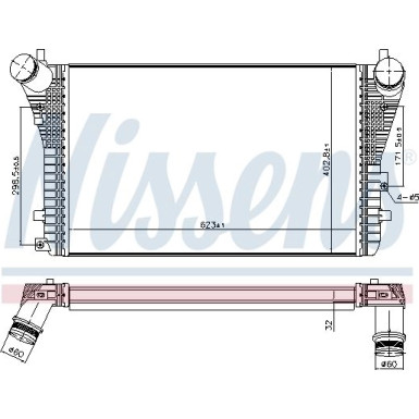 Ladeluftkühler PKW AUDI A3 1,6-2,0TDi 03 FIRST FIT 96568