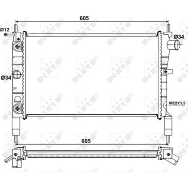 NRF Motorkühler NRF Motorkühler