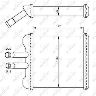 Wärmetauscher, Innenraumheizung EASY FIT 54237