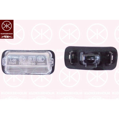 KENNZEICHENLEUCHTE L/R | PEUGEOT 206 HB/CC 8,98-1,06 | 5510850