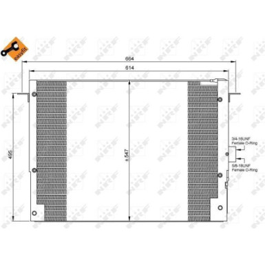 Kondensator, Klimaanlage EASY FIT 35657