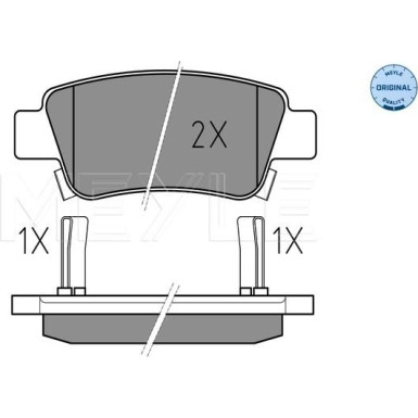 Bremsbelagsatz Honda T. Cr-V 2.0/2.2Ctdi 06- Mit Sensor | 025 246 3516/W