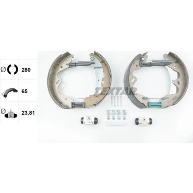 Satz Bremsbacken Nissan Cabstar, Terrano Ii 2.4-3.0D 02/03 Shoe Kit Pro 84065100