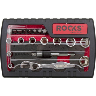 OK-01.0028 Werkzeugsatz 1/4, 28 Teile Smart