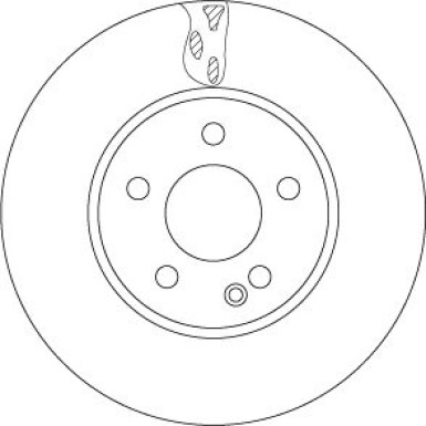 15 481 183 Bremsscheibe VA | MERCEDES Vito 14 | DF6745S