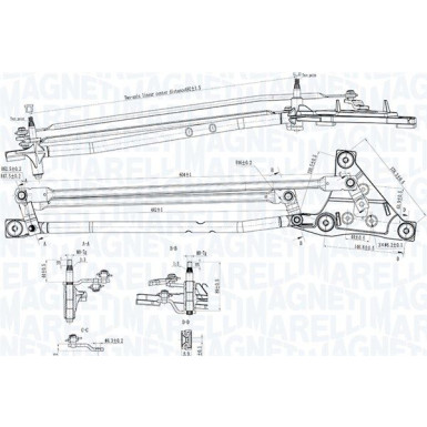 085570738010 Wischergestänge