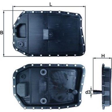 MAHLE Ölwanne, Automatikgetriebe HX 154