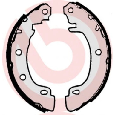 Bremsbackensatz HA RENAULT Megane 95 ESSENTIAL LINE S 68 522