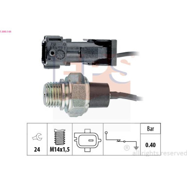 Íldruckschalter Made in Italy - OE Equivalent 1.800.144