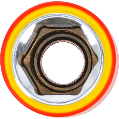 BGS VDE-Steckschlüssel-Einsatz Sechskant | Antrieb Innenvierkant 12,5 mm (1/2"""") | SW 18 mm | 72068