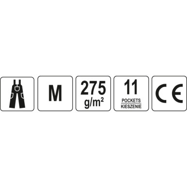 YT-8031 Yato Arbeits- Werkstatt Latzhosel / M