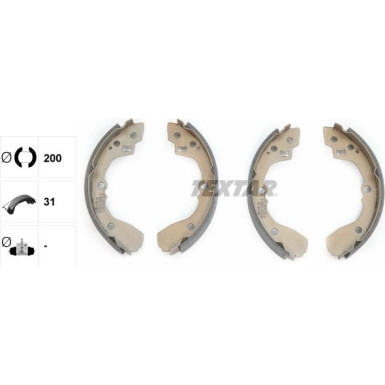 91065000 Bremsbackensatz 91065000 Bremsbackensatz