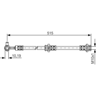 Bremsschlauch | NISSAN X-Trail | 1987476376