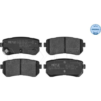 Bremsbelagsatz Kia T. Picanto 1.0-1.2 11 | 025 256 7716