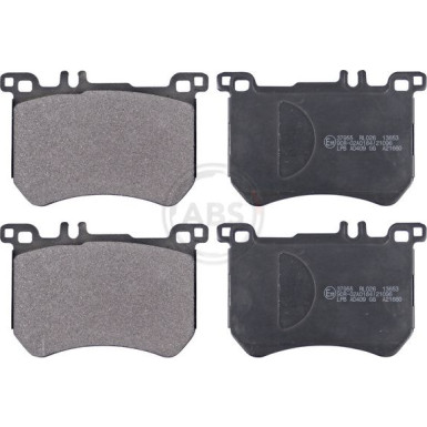 A.B.S. Bremsbeläge 37955