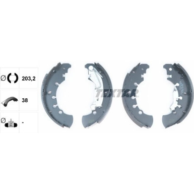 91061100 Bremsbackensatz