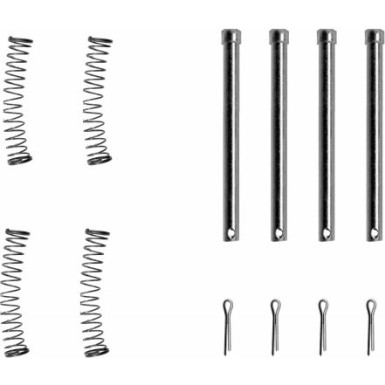 ZUBEHÖRSATZ, SCHEIBENBREMSBELAG | 82545000