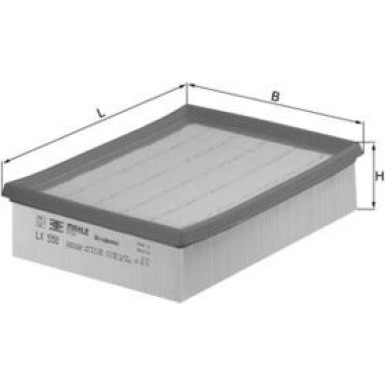 MAHLE Luftfilter | LX 598