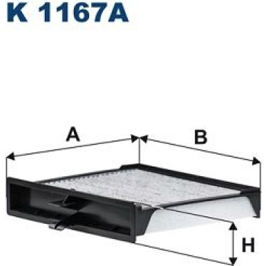 FILTRON Filter, Innenraumluft | K 1167A