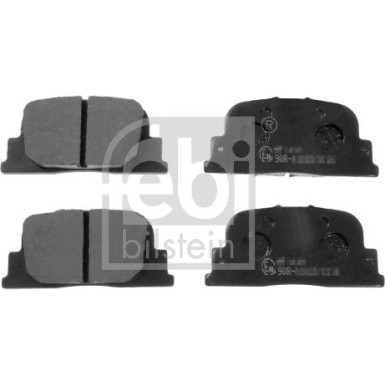 FEBI BILSTEIN Bremsbelagsatz, Scheibenbremse | 116356