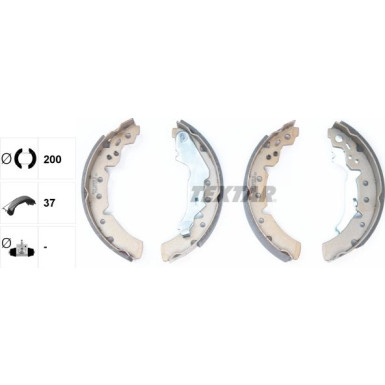 91056700 Bremsbackensatz 91056700 Bremsbackensatz