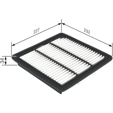 Luftfilter | FIAT Freemont | F 026 400 407