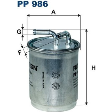 FILTRON Kraftstofffilter | PP 986