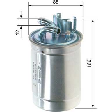 Kraftstofffilter | AUDI,SKODA,VW | 0 986 450 509