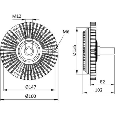 MAHLE Kupplung, Kühlerlüfter CFC 29 000S MAHLE Kupplung, Kühlerlüfter CFC 29 000S