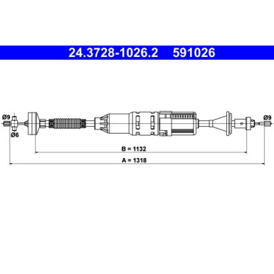 ATE Kupplungsseil ATE Kupplungsseil