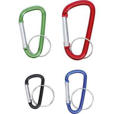 BGS Schlüsselbund-Karabinerhaken-Satz 4-tlg BGS Do it yourself 80872