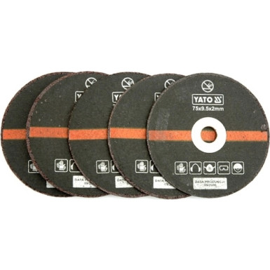 YT-0994 Metall-Trennscheiben 5St 75Mm