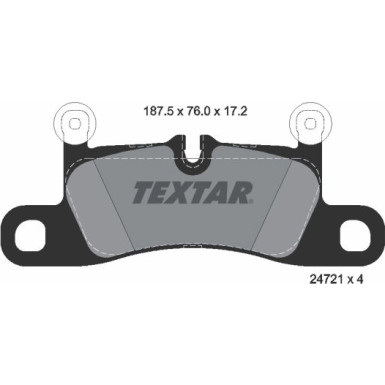 2472101 Bremsbelagsatz, Scheibenbremse