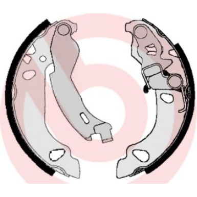 Bremsbackensatz HA FIAT 500 07 ESSENTIAL LINE S 23 522