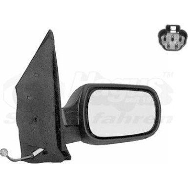 VAN WEZEL Außenspiegel 1805808 HAGUS