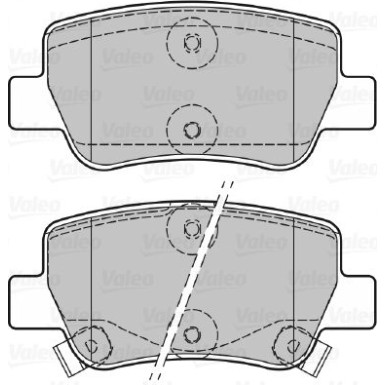 VALEO Bremsbeläge VALEO Bremsbeläge