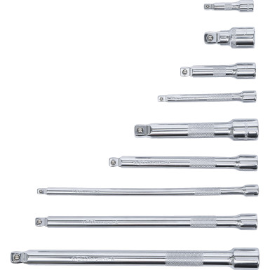 BGS Kippverlängerungs-Satz 6,3 mm (1/4 ) / 10 mm (3/8 ) / 12,5 mm (1/2 ) 9-tlg BGS Do it yourself 6113