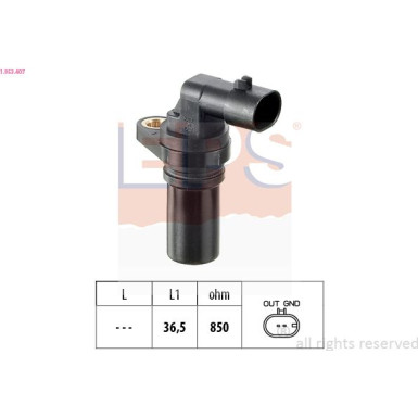 1.953.407 Sensor, Nockenwellenposition Made in Italy - OE Equivalent