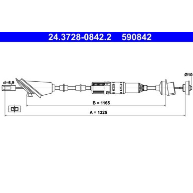 ATE Kupplungsseil ATE Kupplungsseil