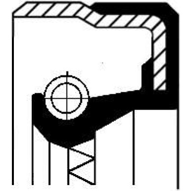 01019475B Wellendichtring, Differential
